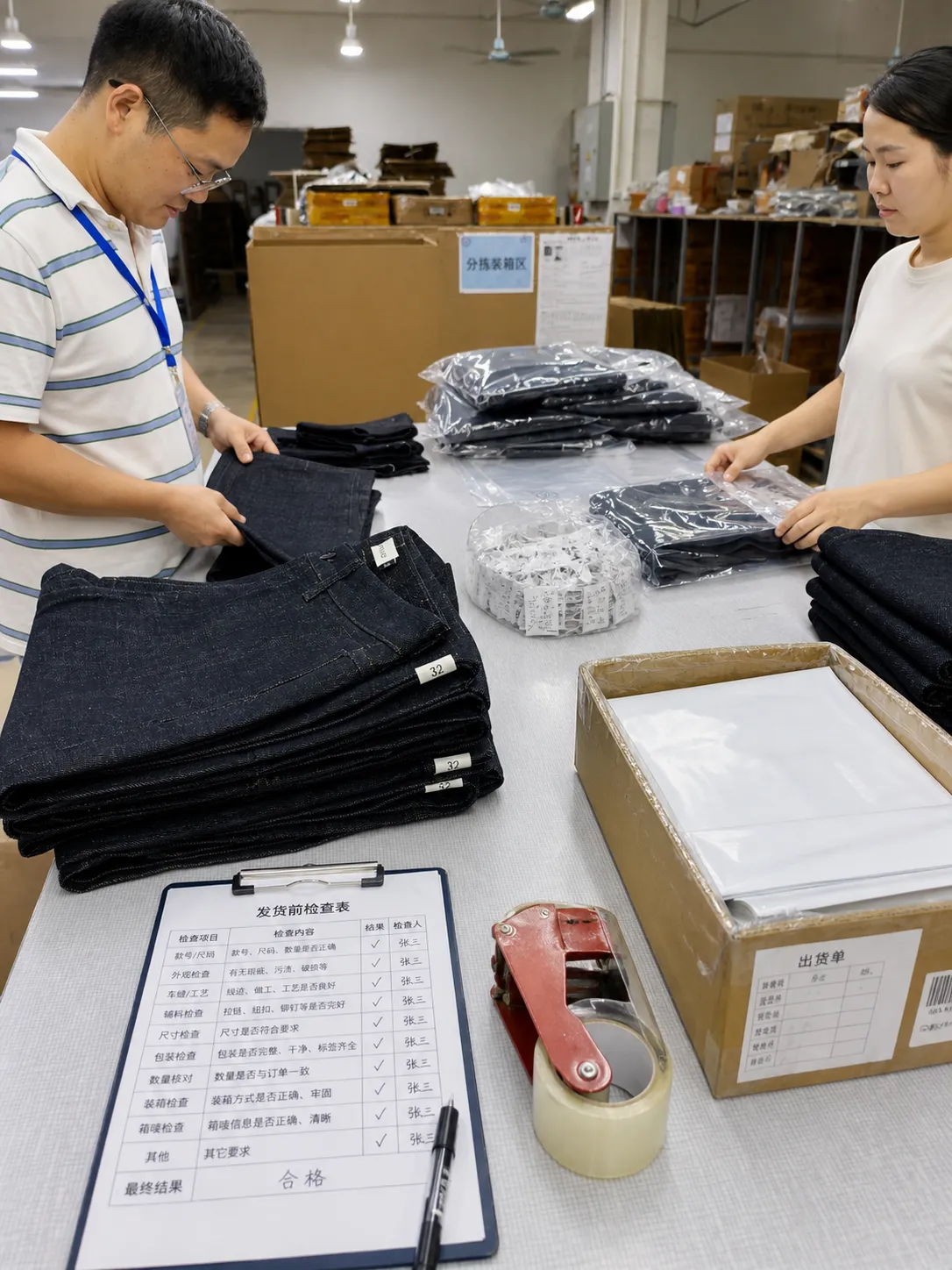 Packing & Pre-Shipment Check